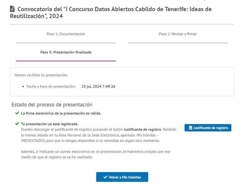 Resultado final solicitud I Concurso Datos Abiertos Cabildo de Tenerife