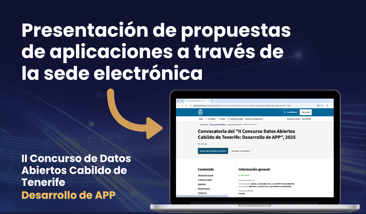 Guía paso a paso para presentar tu APP al II Concurso de Datos Abiertos a través de la sede